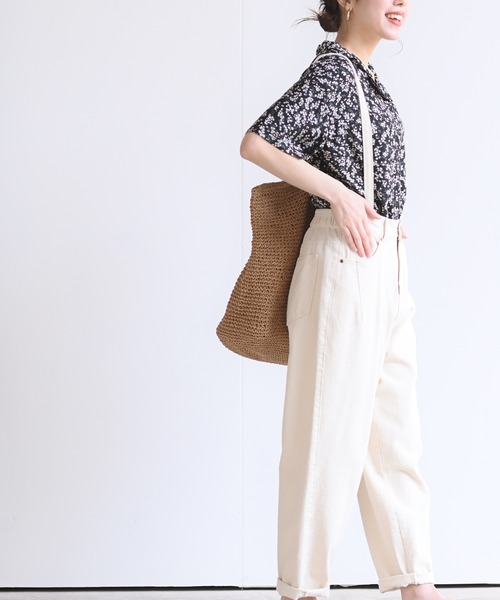 rps（アールピーエス）の「開襟シャツ（シャツ/ブラウス・レディース・オフホワイト/ブラック/ブラック系その他2/ミント/ピンク/グリーン・M）」の18枚目の写真