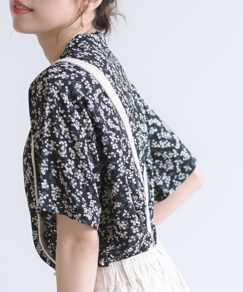 rps（アールピーエス）の「開襟シャツ（シャツ/ブラウス・レディース・オフホワイト/ブラック/ブラック系その他2/ミント/ピンク/グリーン・M）」の20枚目の写真