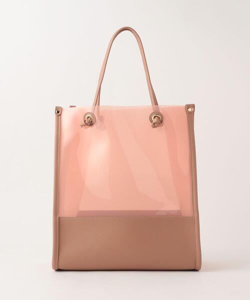 closet story（クローゼットストーリー）の「＜closet story＞TPU×FL コンビ トートバッグ（トートバッグ・レディース・ブラック/ライトピンク・FREE）」の11枚目の写真