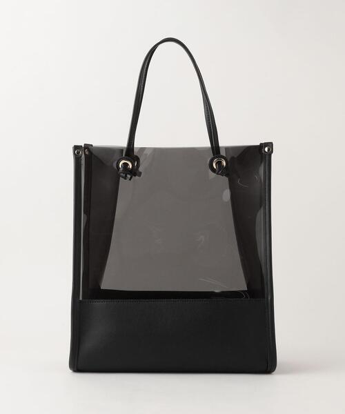 closet story（クローゼットストーリー）の「＜closet story＞TPU×FL コンビ トートバッグ（トートバッグ・レディース・ブラック/ライトピンク・FREE）」の13枚目の写真