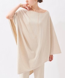 plage | 【R’IAM】シルクネップポンチョプルオーバー◆(ニット/セーター)