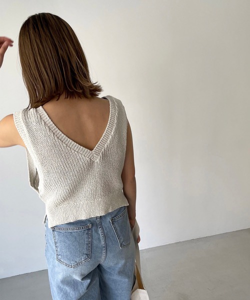 キャナルジーン　RED CHOP WORKS  キルティングベスト　カーキ キャナルジーン CANAL JEAN RED CHOP WORKS(レッドチョップ
