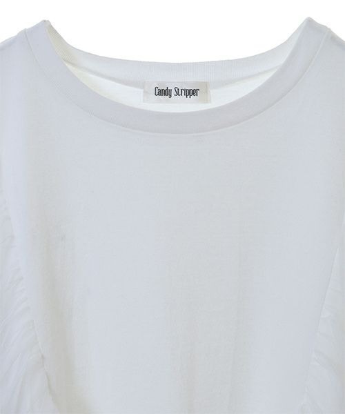 Candy Stripper　LACE SWITCHED スウェット Candy Stripper（キャンディストリッパー）の「LACE SWITCHED