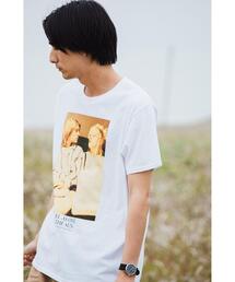 green label relaxing | [ 久保 憲司 ] KENJI KUBO カート・コバーン コートニー・ラブ フォト Tシャツ 02(Tシャツ/カットソー)