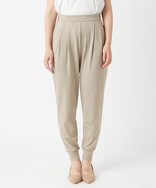 RIVE DROITE（リヴドロワ）の「楽ちん綺麗シルエット　カットソージョガーパンツ（その他パンツ・レディース・カーキ/ベージュ/ブラック・36/38）」の11枚目の写真