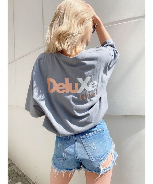 GYDA（ジェイダ）の「NEW BACK RIPPEDデニムショーパン（デニムパンツ・レディース・インディゴブルー/ライトブルー/ブルー・X-SMALL/LARGE/SMALL/MEDIUM）」の7枚目の写真