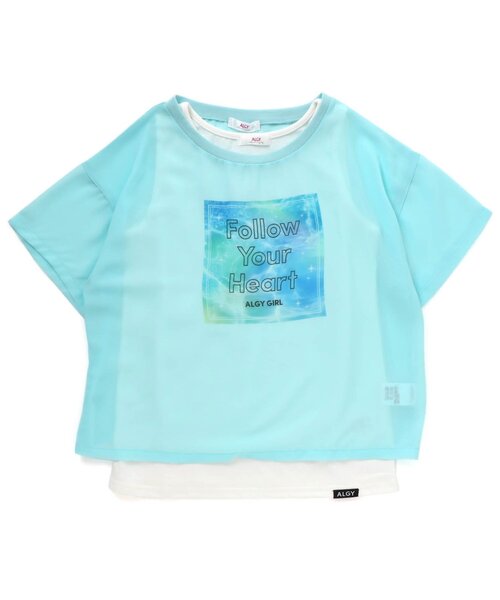 algy（アルジー）の「シアーT＆タンクセット（その他トップス・キッズ・オフホワイト/ラベンダー/ミント・X-SMALL/MEDIUM/SMALL/XX-SMALL）」の2枚目の写真