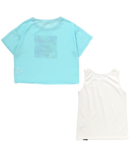algy（アルジー）の「シアーT＆タンクセット（その他トップス・キッズ・オフホワイト/ラベンダー/ミント・X-SMALL/MEDIUM/SMALL/XX-SMALL）」の8枚目の写真