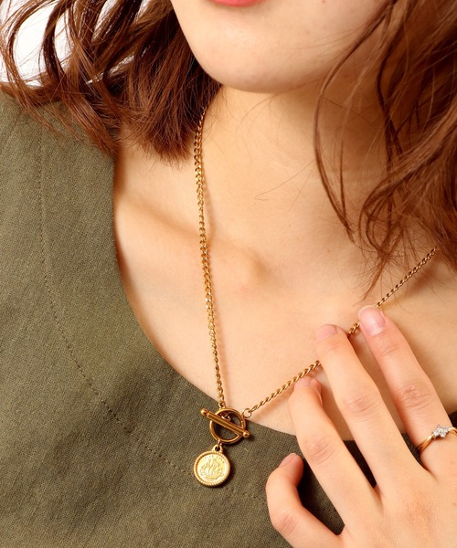 Ree&Mee（リーアンドミー）の「Ree＆Mee アンティーク コイン ネックレス（ネックレス・メンズ・ゴールド/シルバー・FREE）」の3枚目の写真