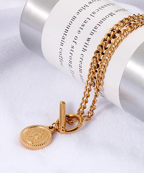 Ree&Mee（リーアンドミー）の「Ree＆Mee アンティーク コイン ネックレス（ネックレス・メンズ・ゴールド/シルバー・FREE）」の7枚目の写真