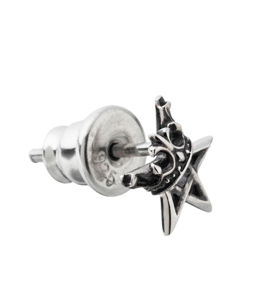 ARTEMIS KINGS（アルテミスキングス）の「Artemis Kings/王冠五芒星ﾋﾟｱｽ（ピアス（片耳用）・メンズ・シルバー・FREE）」の7枚目の写真