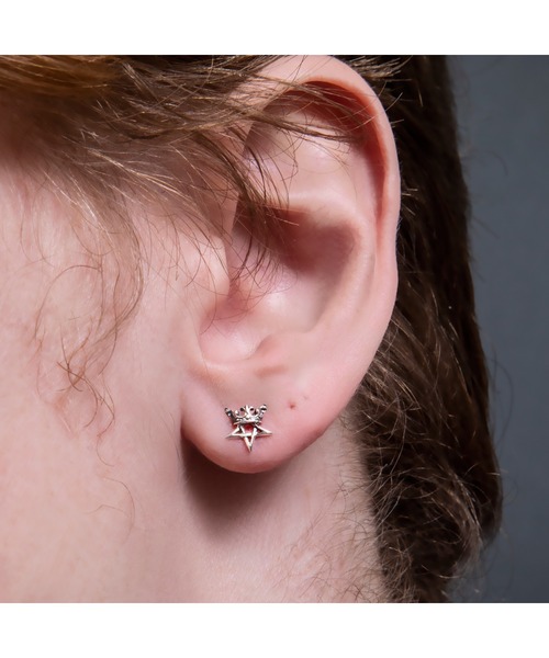 ARTEMIS KINGS（アルテミスキングス）の「Artemis Kings/王冠五芒星ﾋﾟｱｽ（ピアス（片耳用）・メンズ・シルバー・FREE）」の4枚目の写真