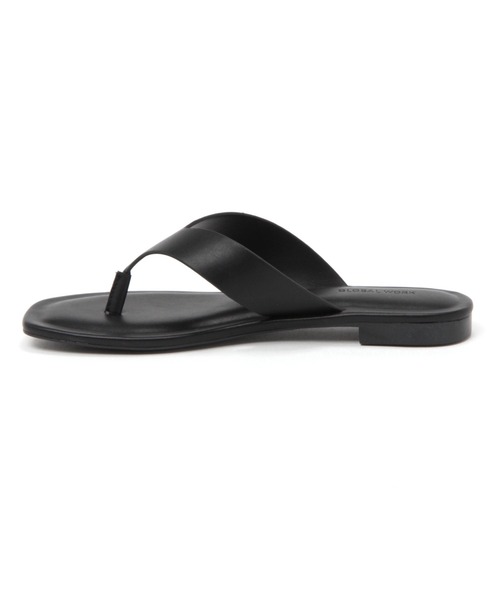 GLOBAL WORK（グローバルワーク）の「PUトングサンダル/948868（サンダル・レディース・ブラック/オフホワイト/ブラウン/ライトベージュ・MEDIUM/LARGE）」の7枚目の写真