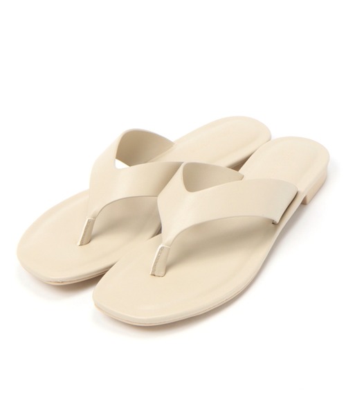 GLOBAL WORK（グローバルワーク）の「PUトングサンダル/948868（サンダル・レディース・ブラック/オフホワイト/ブラウン/ライトベージュ・MEDIUM/LARGE）」の12枚目の写真