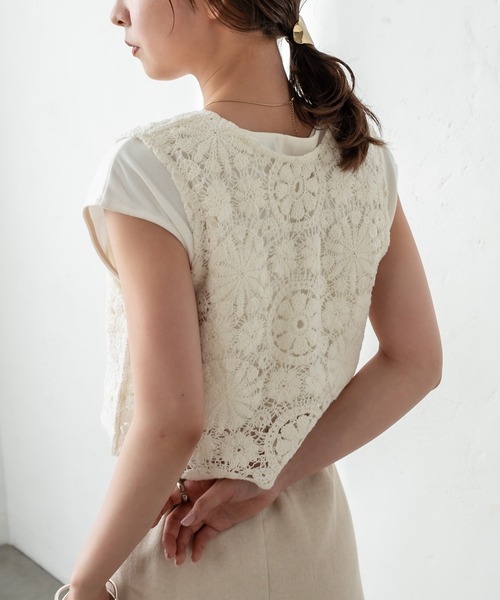 新品タグ付き♡ミストレアス♡ホイップ♡ニット♡グレー セール】透け感ニットトップス（ニット/セーター）｜MAISON DE