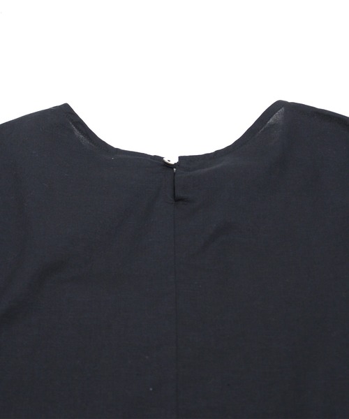 RNA-N（アールエヌエーエヌ）の「B2642 シャーリングスリーブリブブラウス（シャツ/ブラウス・レディース・ブラック/オフホワイト/オレンジ・MEDIUM）」の21枚目の写真