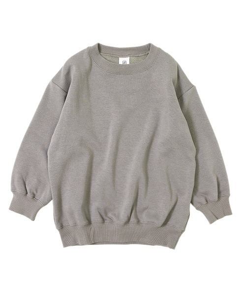 devirock（デビロック）の「【裏起毛】ビッグシルエット裏シャギートレーナー（スウェット・キッズ・ダークベージュ/ブルー系その他/ブラック/モカ/グレー系その他・150cm/120cm/110cm/160cm/140cm/100cm/130cm）」の11枚目の写真