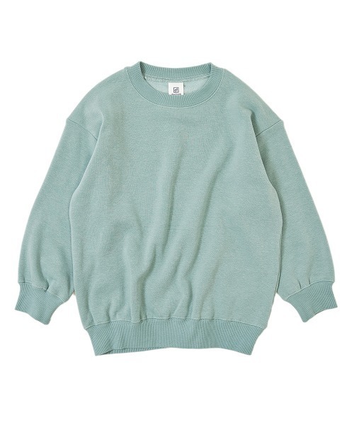 devirock（デビロック）の「【裏起毛】ビッグシルエット裏シャギートレーナー（スウェット・キッズ・ダークベージュ/ブルー系その他/ブラック/モカ/グレー系その他・150cm/120cm/110cm/160cm/140cm/100cm/130cm）」の14枚目の写真