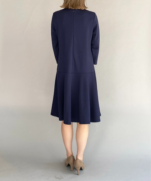 PICCIN（ピッチン）の「袖パール刺繍衿カットワンピース（ワンピース・レディース・ブラック/ネイビー・M）」の12枚目の写真