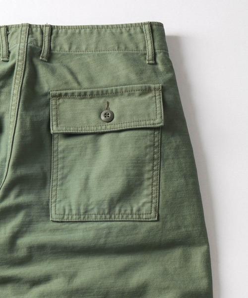 JAPAN BLUE JEANS(ジャパンブルージーンズ)の「モダンミリタリーベイカーパンツ / アーミーバックサテン硫化染め(その他パンツ・メンズ・オリーブドラブ・34inch/28inch/30inch/32inch)」の9枚目の写真