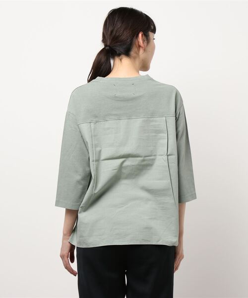 ONIGIRI（オニギリ）の「ポケットＴシャツ（Tシャツ/カットソー・レディース・チャコール/カーキ/ホワイト・FREE）」の18枚目の写真