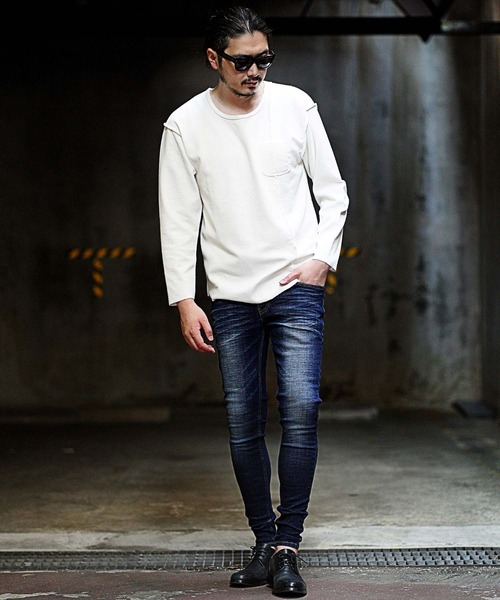 RATTLE TRAP（ラトルトラップ）の「【ハイパーストレッチ】裏起毛デニムパンツ（デニムパンツ・メンズ・ネイビー/ブルー・LL/S/M/L）」の10枚目の写真