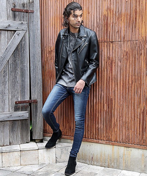 RATTLE TRAP（ラトルトラップ）の「【ハイパーストレッチ】裏起毛デニムパンツ（デニムパンツ・メンズ・ネイビー/ブルー・LL/S/M/L）」の13枚目の写真