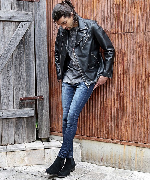 RATTLE TRAP（ラトルトラップ）の「【ハイパーストレッチ】裏起毛デニムパンツ（デニムパンツ・メンズ・ネイビー/ブルー・LL/S/M/L）」の14枚目の写真