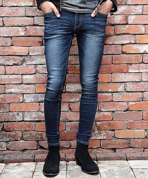 RATTLE TRAP（ラトルトラップ）の「【ハイパーストレッチ】裏起毛デニムパンツ（デニムパンツ・メンズ・ネイビー/ブルー・LL/S/M/L）」の16枚目の写真