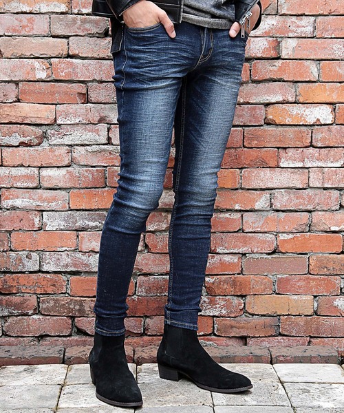 RATTLE TRAP（ラトルトラップ）の「【ハイパーストレッチ】裏起毛デニムパンツ（デニムパンツ・メンズ・ネイビー/ブルー・LL/S/M/L）」の17枚目の写真