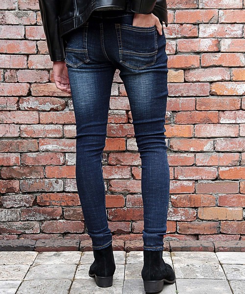 RATTLE TRAP（ラトルトラップ）の「【ハイパーストレッチ】裏起毛デニムパンツ（デニムパンツ・メンズ・ネイビー/ブルー・LL/S/M/L）」の19枚目の写真