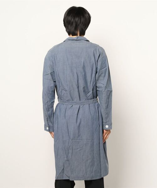 SUNNY  SPORTS（サニースポーツ）の「SUNNY SPORTS/サニースポーツ PAJAMA COAT USED（ステンカラーコート・メンズ・グレー・MEDIUM/LARGE）」の4枚目の写真