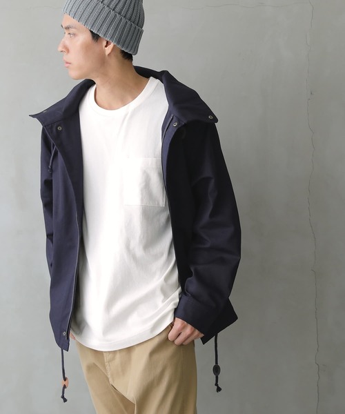 osharewalker（オシャレウォーカー）の「【廃盤】『胸ポケット付きロンT』（Tシャツ/カットソー・メンズ・ブラック/オフホワイト/カーキ/グレイッシュブルー・2/3）」の7枚目の写真