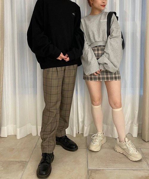 Heather（ヘザー）の「HOLiCウラケプルオーバー　214600（スウェット・レディース・アイボリー/ブラック/グレー・M/XL）」の5枚目の写真