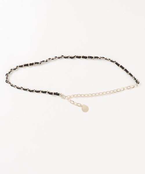 【LOULOU WILLOUGHBY】パールチェーンベルト