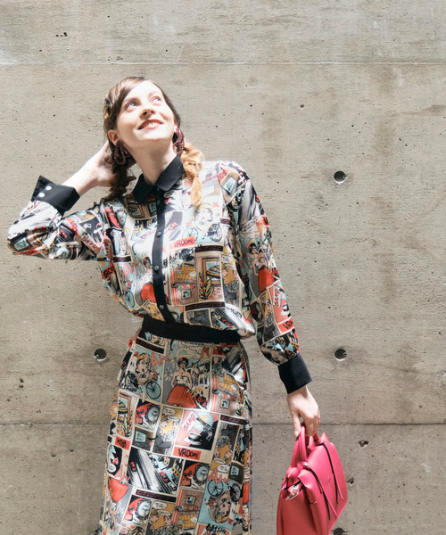 Cepica（セピカ）の「アメコミプリントブラウス（セピカ別注）（シャツ/ブラウス・レディース・その他・ONE SIZE）」の5枚目の写真