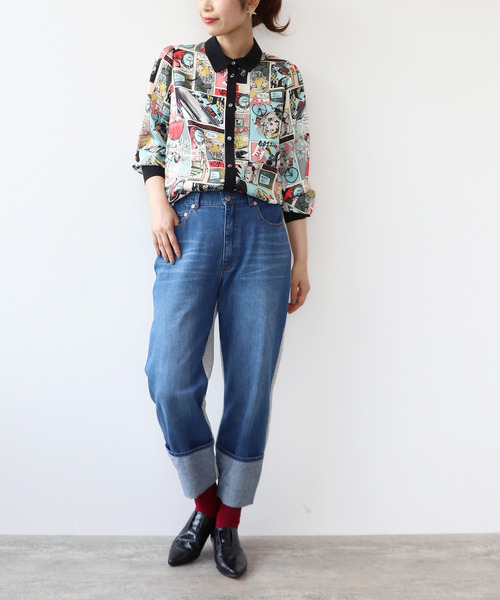 Cepica（セピカ）の「アメコミプリントブラウス（セピカ別注）（シャツ/ブラウス・レディース・その他・ONE SIZE）」の9枚目の写真