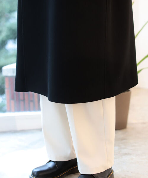 BeAMS DOT（ビームスドット）の「【WEB限定】BeAMS DOT / ロングダブルチェスターコート（チェスターコート・メンズ・ブラック/ダークブラウン・MEDIUM/LARGE）」の19枚目の写真