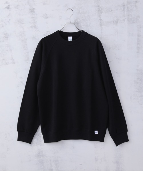 DISCUS ATHLETIC（ディスカス　アスレチック）の「【DISCUS ATHLETIC/ディスカス アスレチック】11.5oz ヘヴィーウェイト ラグランスリーブクルーネック トレーナー（スウェット・メンズ・ブラック/ナチュラル/サックスブルー/グレー/ネイビー・XL/M/L）」の6枚目の写真