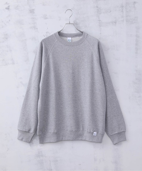 DISCUS ATHLETIC（ディスカス　アスレチック）の「【DISCUS ATHLETIC/ディスカス アスレチック】11.5oz ヘヴィーウェイト ラグランスリーブクルーネック トレーナー（スウェット・メンズ・ブラック/ナチュラル/サックスブルー/グレー/ネイビー・XL/M/L）」の7枚目の写真