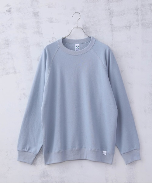 DISCUS ATHLETIC（ディスカス　アスレチック）の「【DISCUS ATHLETIC/ディスカス アスレチック】11.5oz ヘヴィーウェイト ラグランスリーブクルーネック トレーナー（スウェット・メンズ・ブラック/ナチュラル/サックスブルー/グレー/ネイビー・XL/M/L）」の10枚目の写真