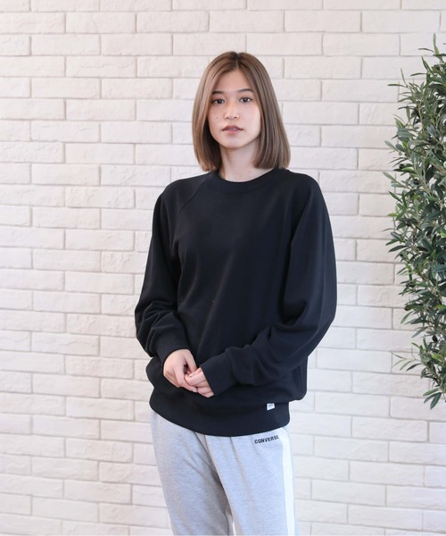 DISCUS ATHLETIC（ディスカス　アスレチック）の「【DISCUS ATHLETIC/ディスカス アスレチック】11.5oz ヘヴィーウェイト ラグランスリーブクルーネック トレーナー（スウェット・メンズ・ブラック/ナチュラル/サックスブルー/グレー/ネイビー・XL/M/L）」の13枚目の写真