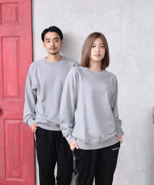 DISCUS ATHLETIC（ディスカス　アスレチック）の「【DISCUS ATHLETIC/ディスカス アスレチック】11.5oz ヘヴィーウェイト ラグランスリーブクルーネック トレーナー（スウェット・メンズ・ブラック/ナチュラル/サックスブルー/グレー/ネイビー・XL/M/L）」の15枚目の写真