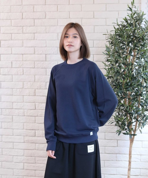 DISCUS ATHLETIC（ディスカス　アスレチック）の「【DISCUS ATHLETIC/ディスカス アスレチック】11.5oz ヘヴィーウェイト ラグランスリーブクルーネック トレーナー（スウェット・メンズ・ブラック/ナチュラル/サックスブルー/グレー/ネイビー・XL/M/L）」の21枚目の写真