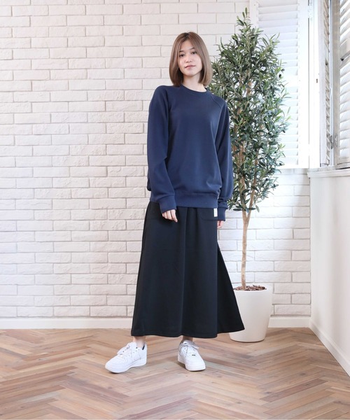 DISCUS ATHLETIC（ディスカス　アスレチック）の「【DISCUS ATHLETIC/ディスカス アスレチック】11.5oz ヘヴィーウェイト ラグランスリーブクルーネック トレーナー（スウェット・メンズ・ブラック/ナチュラル/サックスブルー/グレー/ネイビー・XL/M/L）」の22枚目の写真