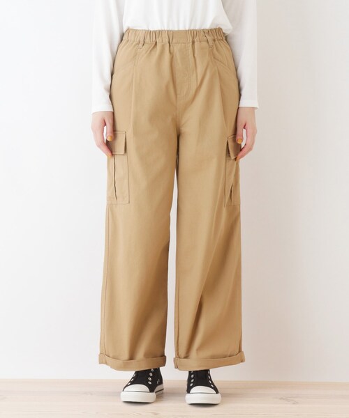 Cutie Blonde（キューティーブロンド）の「◆【S-L】ゆったりカーゴパンツ（その他パンツ・レディース・サンドベージュ/カーキ/ブラウン系・02/03/01）」の6枚目の写真