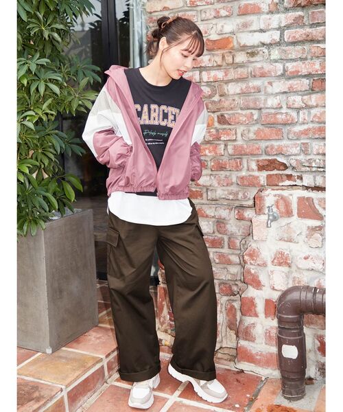 Cutie Blonde（キューティーブロンド）の「◆【S-L】ゆったりカーゴパンツ（その他パンツ・レディース・サンドベージュ/カーキ/ブラウン系・02/03/01）」の12枚目の写真