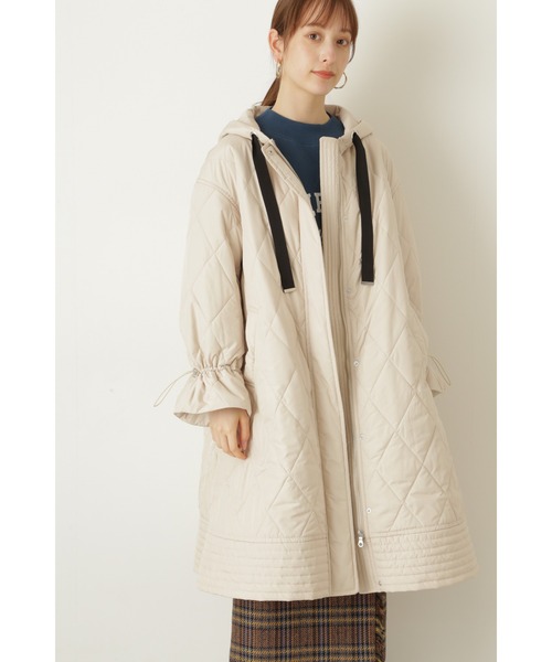 JILL STUART(ジルスチュアート)の「◆ホリーキルティングコート(ダウンジャケット/コート・レディース・ベージュ/ブラウン・SMALL/MEDIUM)」の12枚目の写真