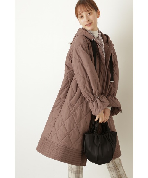 JILL STUART(ジルスチュアート)の「◆ホリーキルティングコート(ダウンジャケット/コート・レディース・ベージュ/ブラウン・SMALL/MEDIUM)」の8枚目の写真