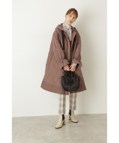 JILL STUART(ジルスチュアート)の「◆ホリーキルティングコート(ダウンジャケット/コート・レディース・ベージュ/ブラウン・SMALL/MEDIUM)」の17枚目の写真